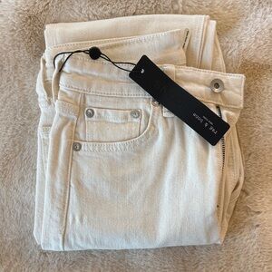 Rag & Bone Cream Women's Jeans